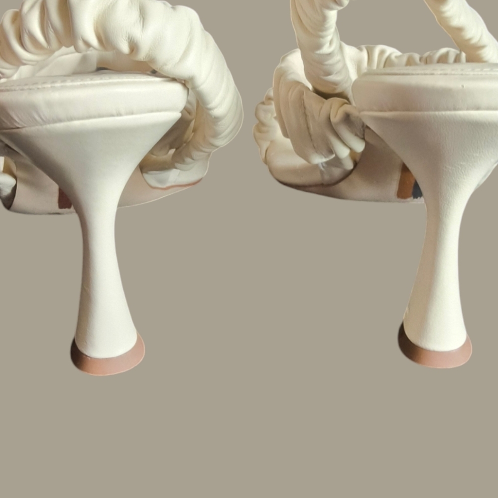 Sam Edelman Cream Heels Size 8.5 Woman’s - Picture 5 of 10
